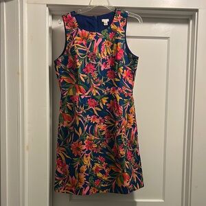 J. Crew Floral Sleeveless Women’s Dress, Size 10